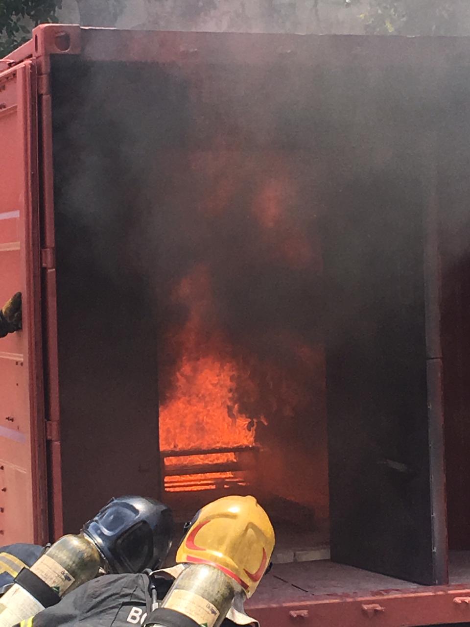 Sistema de treinamento de fogo da Dräger chega ao Espírito Santo