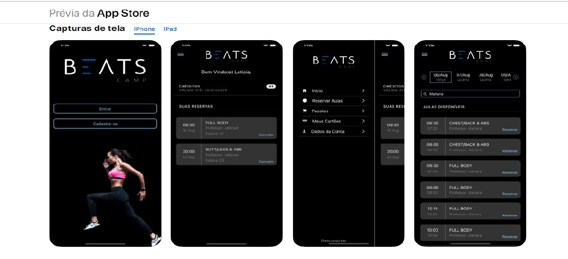 Academia com treinamento bootcamp estreia aplicativo gratuito