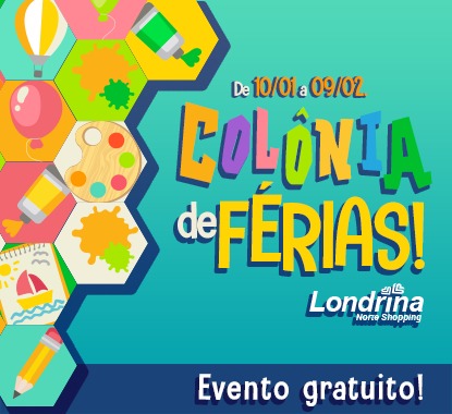 Shopping oferece colônia de férias gratuita