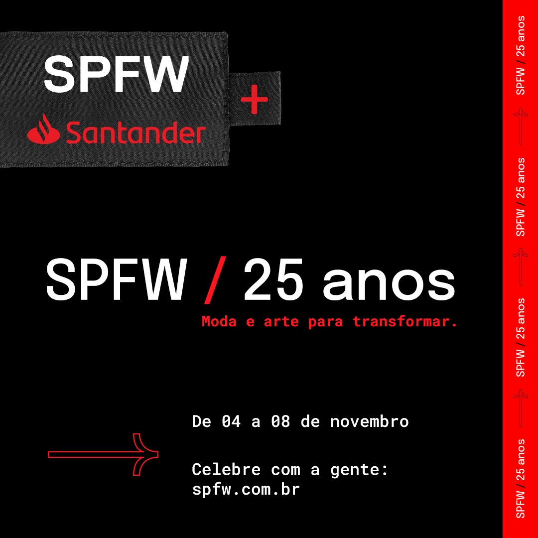 Farol Santander recebe desfile e projeção mapeada nos 25 anos do São Paulo Fashion Week