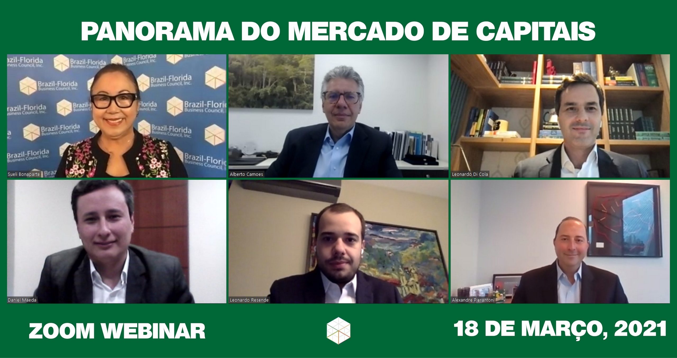 Brazil-Florida Business Council, Inc. debate o “Panorama do Mercado de Capitais em 2021:Perspectivas e Estratégias”