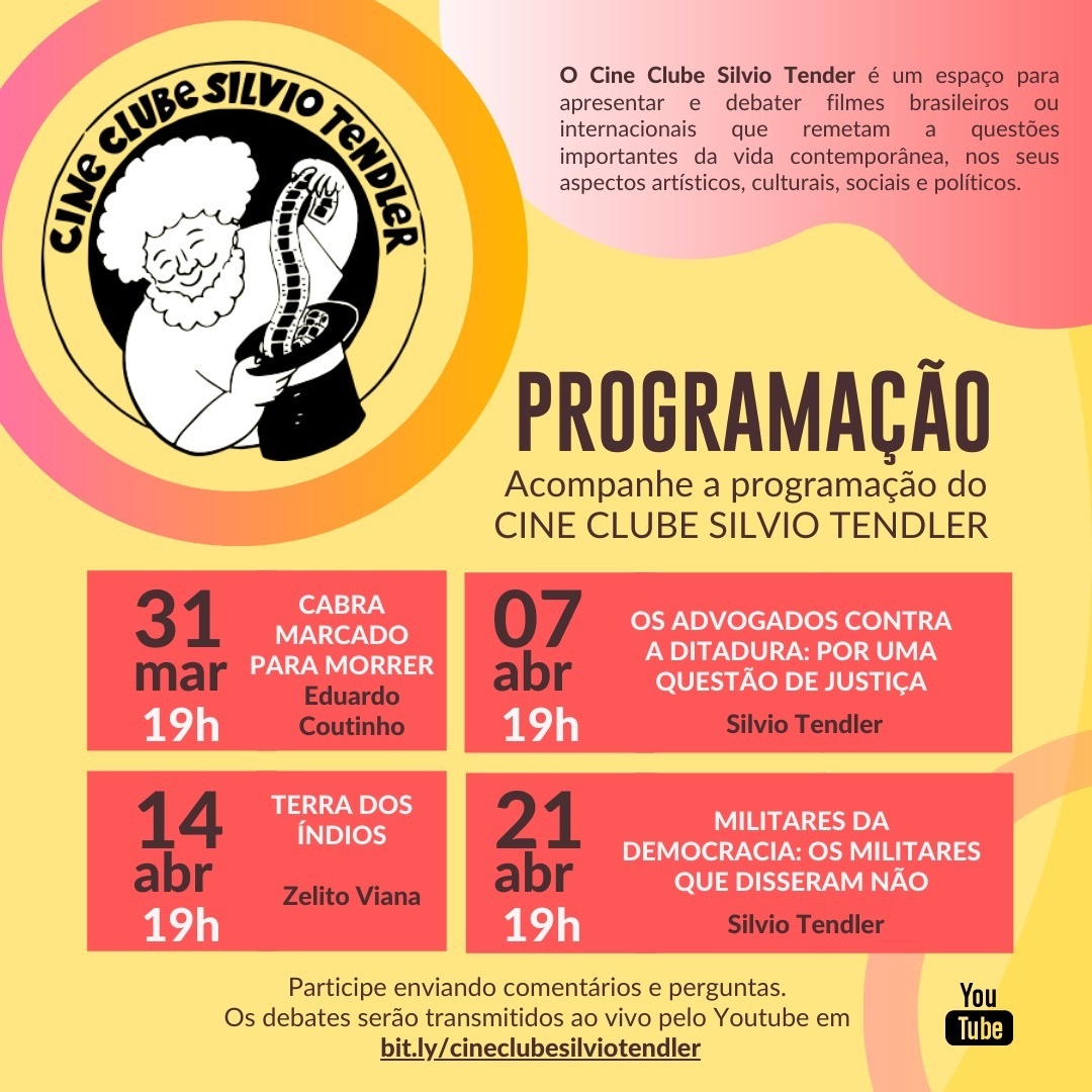 ‘Cabra Marcado Para Morrer’ inaugura Cine Clube Silvio Tendler