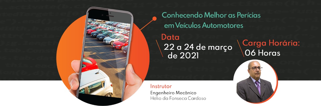 Perícia em veículos automotores é tema de curso na plataforma de EAD do Ibape-SP