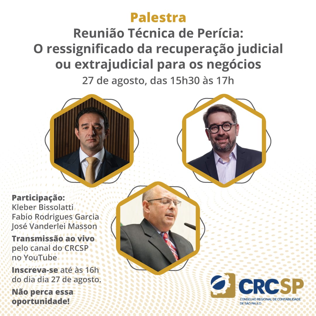 Recuperação Judicial é tema de debate do CRC-SP