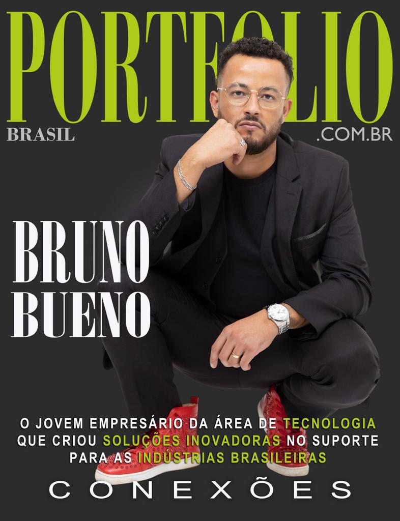 Empresário Bruno Bueno está na capa da revista Portfolio