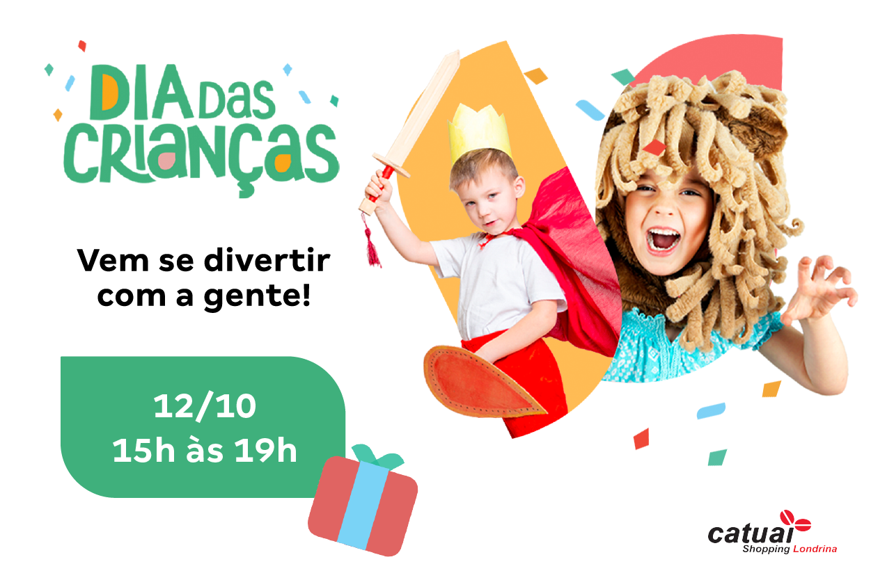 Programação especial para o dia das Crianças no Catuaí