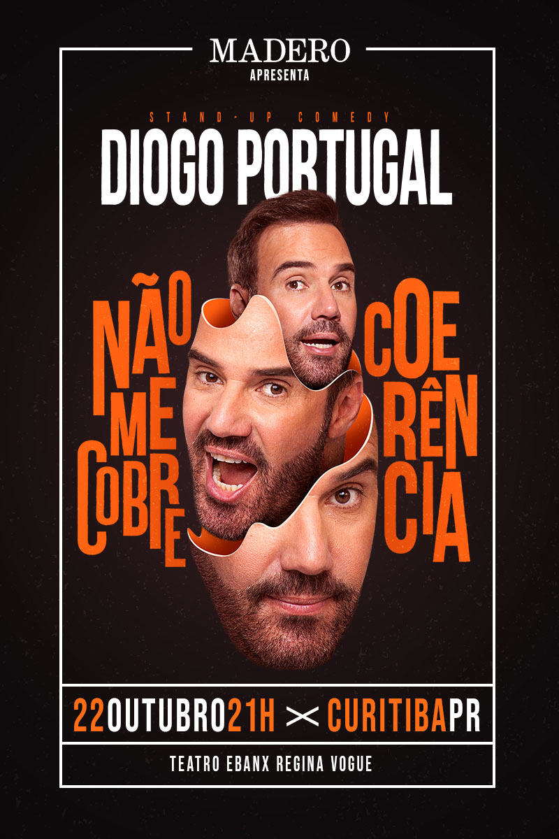 Para rir: Diogo Portugal e Emerson Ceará se apresentam em Curitiba