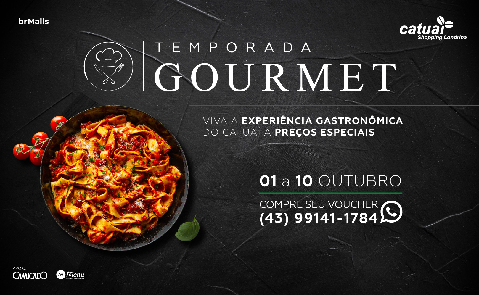 Shopping realiza Temporada Gourmet com menus a preços fixos