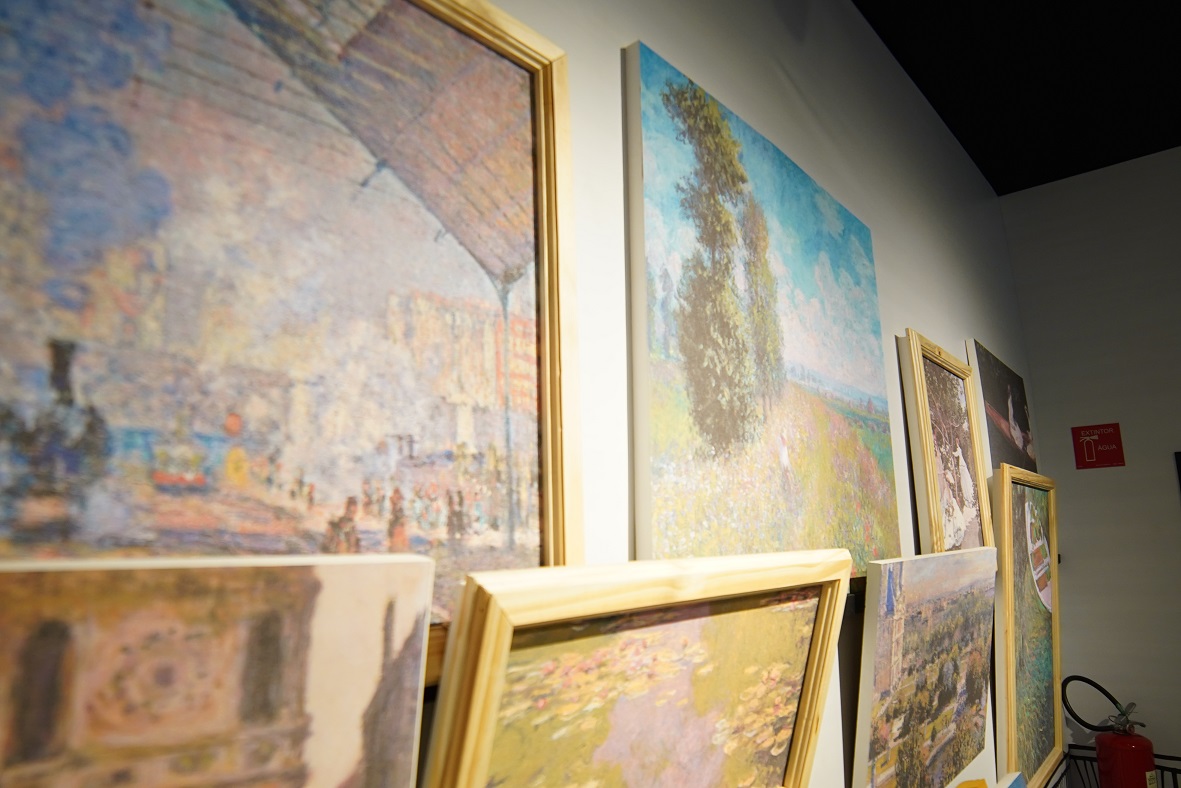 Praia de Belas Shopping recebe inédita exposição que recria época, vida e obra do pintor francês Claude Monet