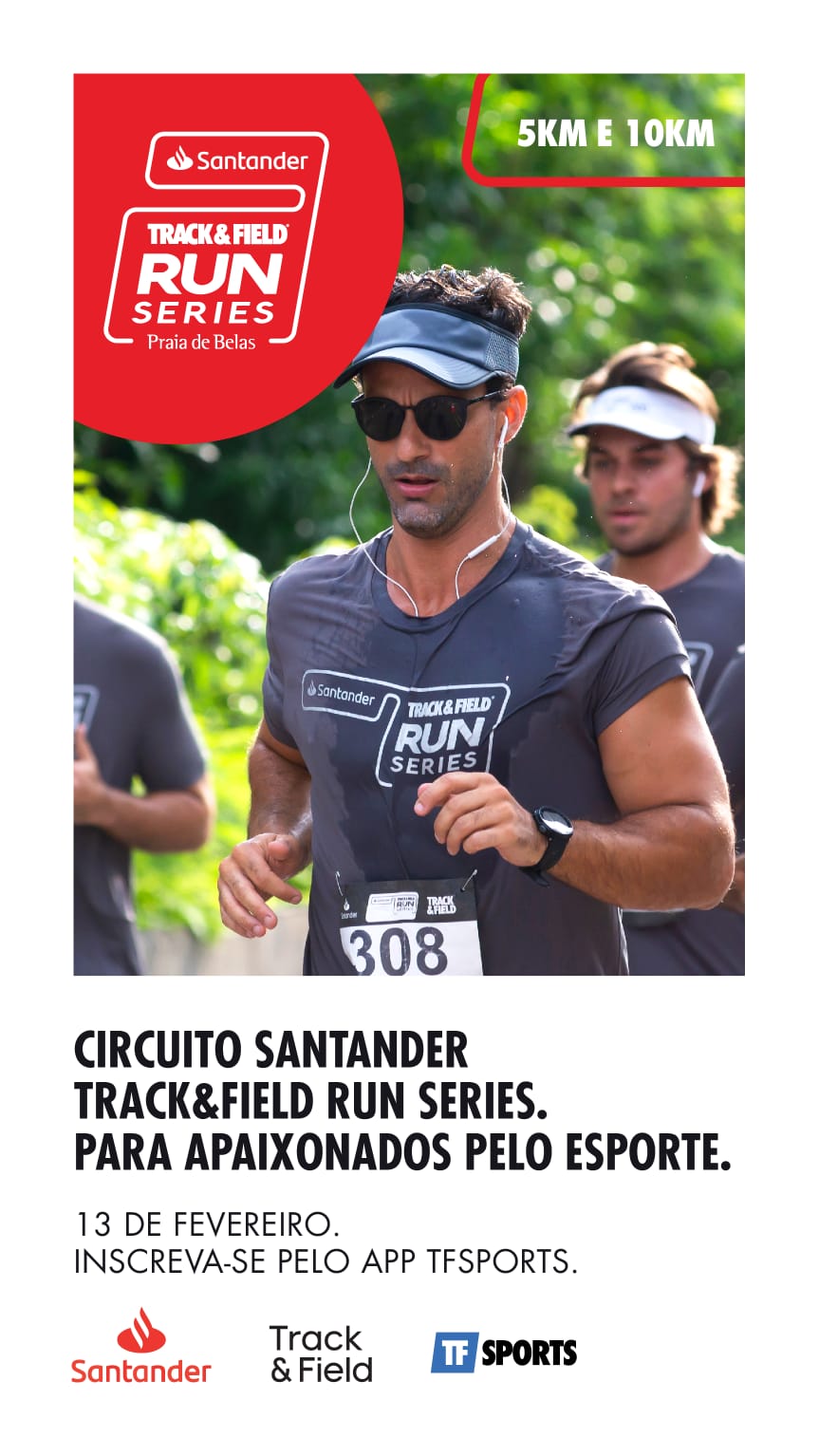 Porto Alegre recebe etapa do Circuito Santander Track&Field Run Series neste domingo