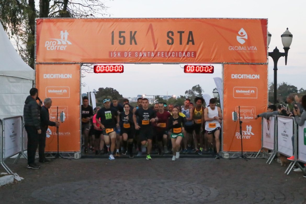 Últimos dias de inscrições para a Corrida 15 k de Santa Felicidade, etapa inverno