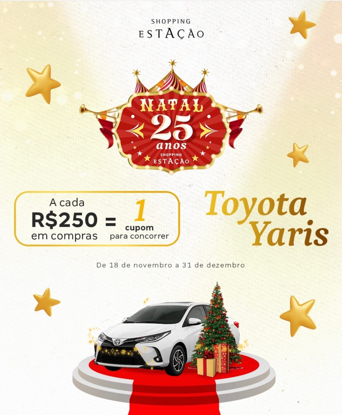 Últimos dias para concorrer a um Toyota Yaris 0 km