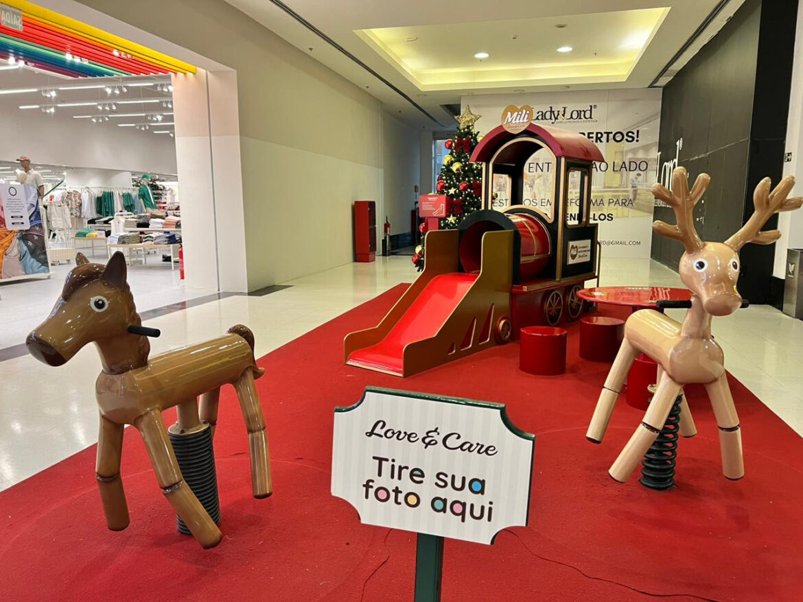 Shopping Curitiba tem programação infantil de Natal, em parceria com a Mili