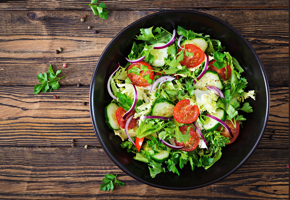 GetNinjas | Salada prática de carpaccio e mix de folhas 