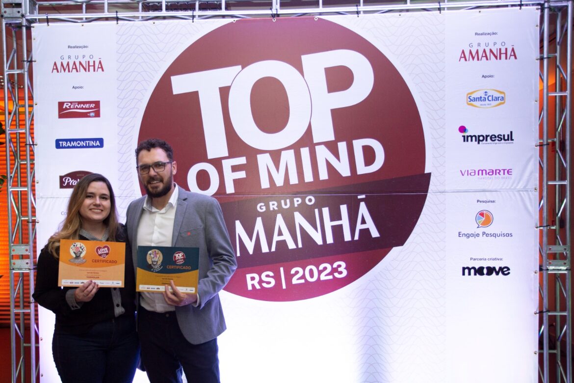 Termolar é premiada no Top Of Mind RS pela 20º vez