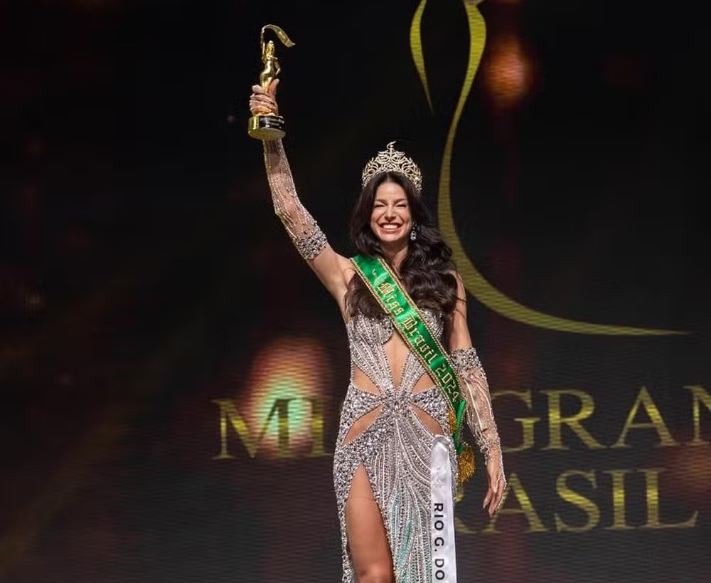 Candidata mais alta da história, gaúcha Talita Hartmann é eleita Miss Grand Brasil 2024